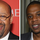 Philadelphia Mayor Michael Nutter (Jamie McCarthy/Getty Images); Jay Z (Larry Busacca/Getty Images)
